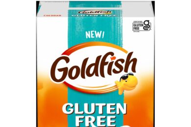 Goldfish Gluten Free, the brand's first-ever certified gluten-free cheese crackers, are hitting grocery store shelves near you this fall.